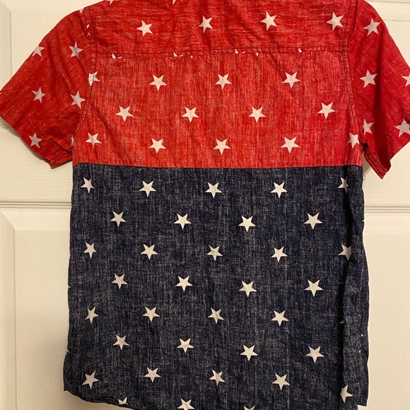 Patriotic Boy’s Button Down Shirt - Picture 2 of 3